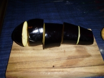 Eggplant segments