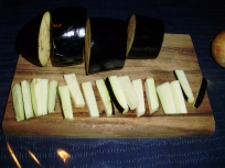 Eggplant sticks