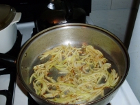 Fry onions