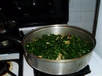 Wilted kale