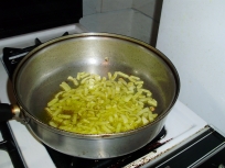 Fry onions
